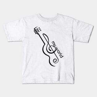 Music... My World Kids T-Shirt